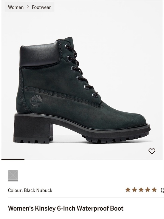 Timberland Shoes - Women’s Timberland Black Lace-Up Mid Heel Boots